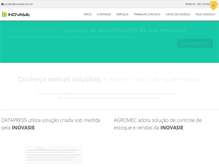 Tablet Screenshot of inovasie.com.br